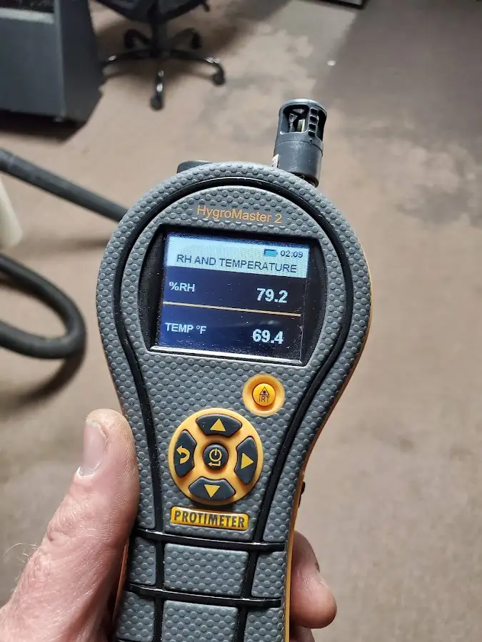 Moisture meter humidity assessment for Mold Remediation & Removal in Cave Springs